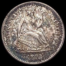 1872-S Seated Liberty Half Dime UNCIRCULATED UNCI