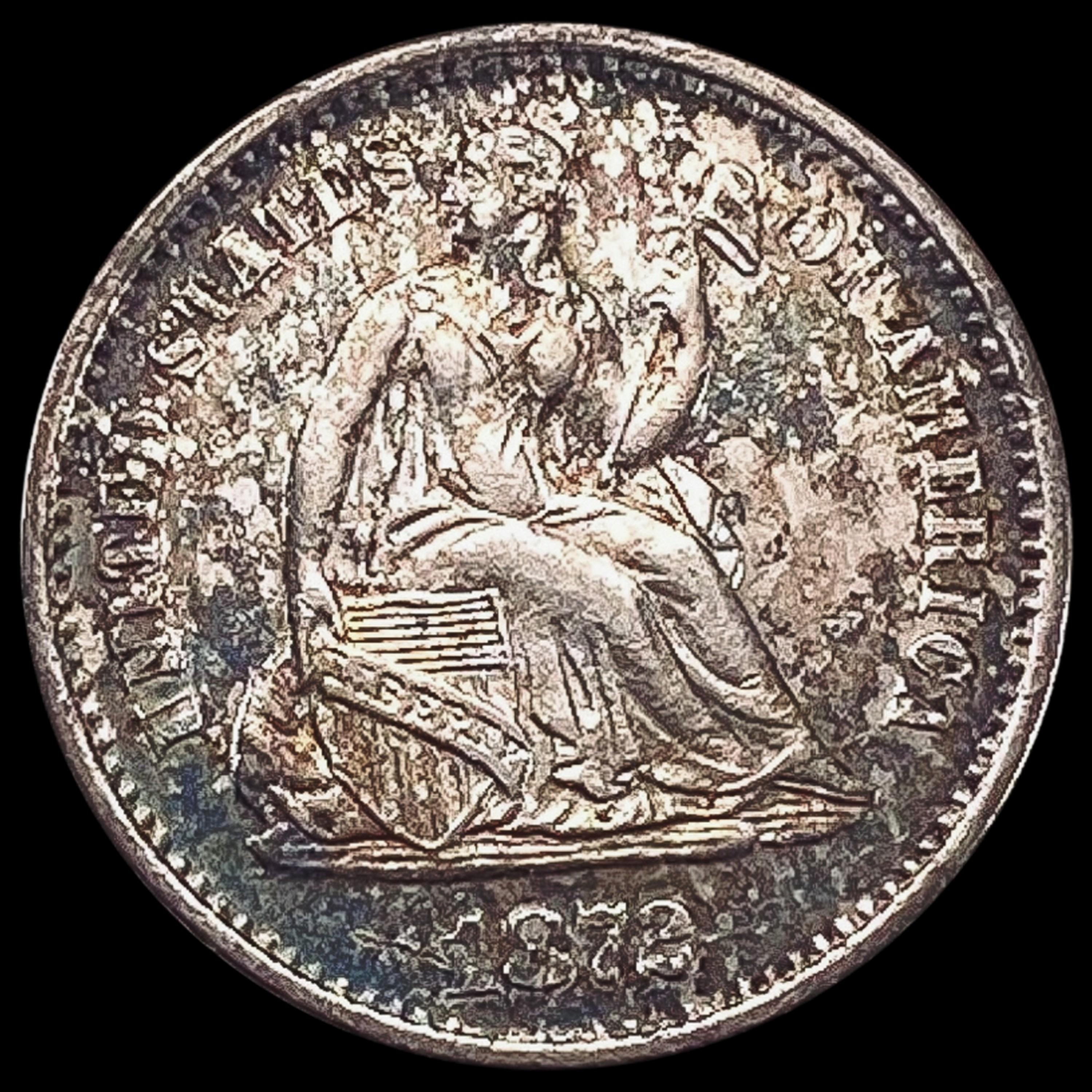 1872-S Seated Liberty Half Dime UNCIRCULATED UNCI