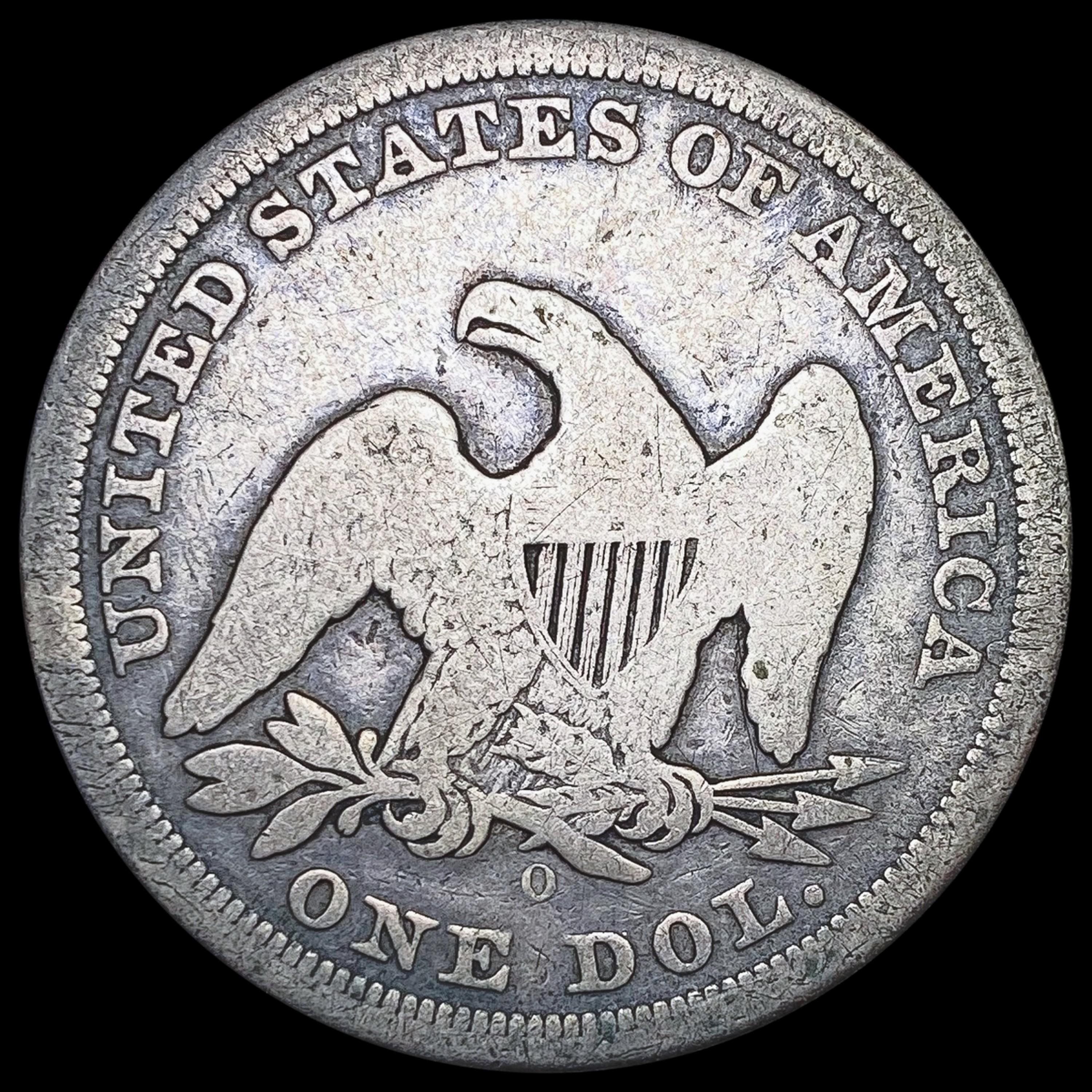 1846-O Seated Liberty Dollar NICELY CIRCULATED NICELY CIRCULATED