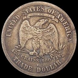 1877-S Silver Trade Dollar NICELY CIRCULATED