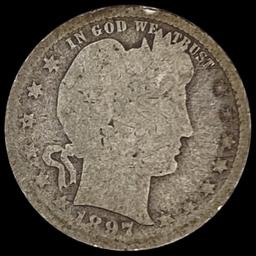 1897 Barber Quarter NICELY CIRCULATED NICELY CIRCULATED