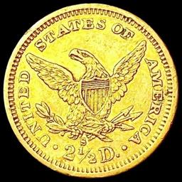 1877-S $2.50 Gold Quarter Eagle CLOSELY UNCIRCULATED