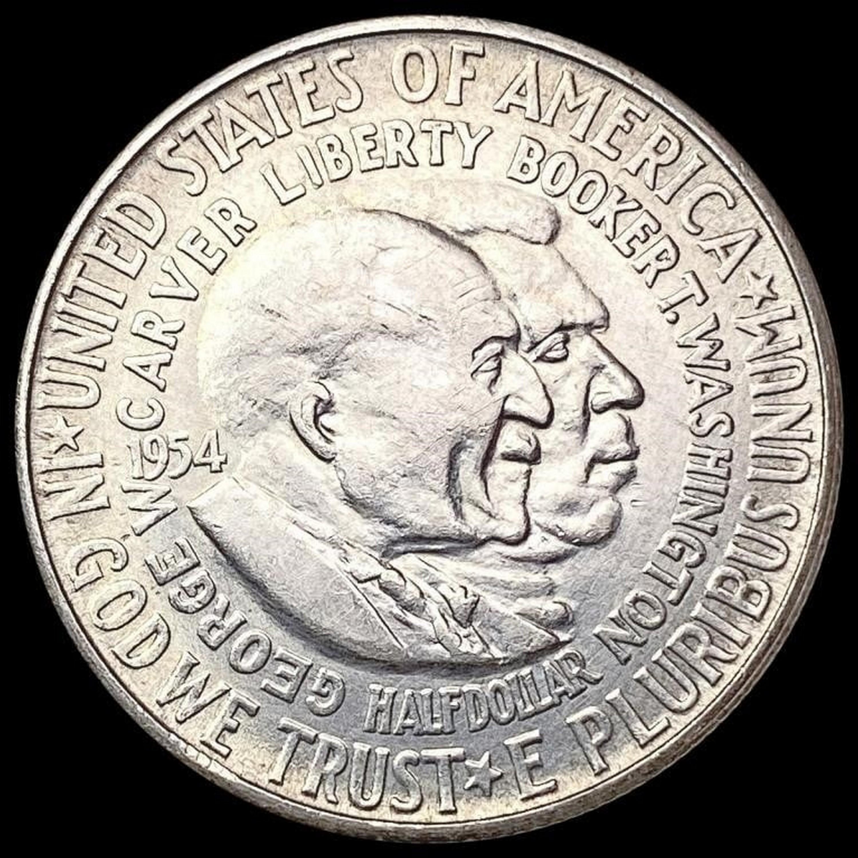 1954-S Washington Carver Half Dollar CLOSELY UNCIRCULATED