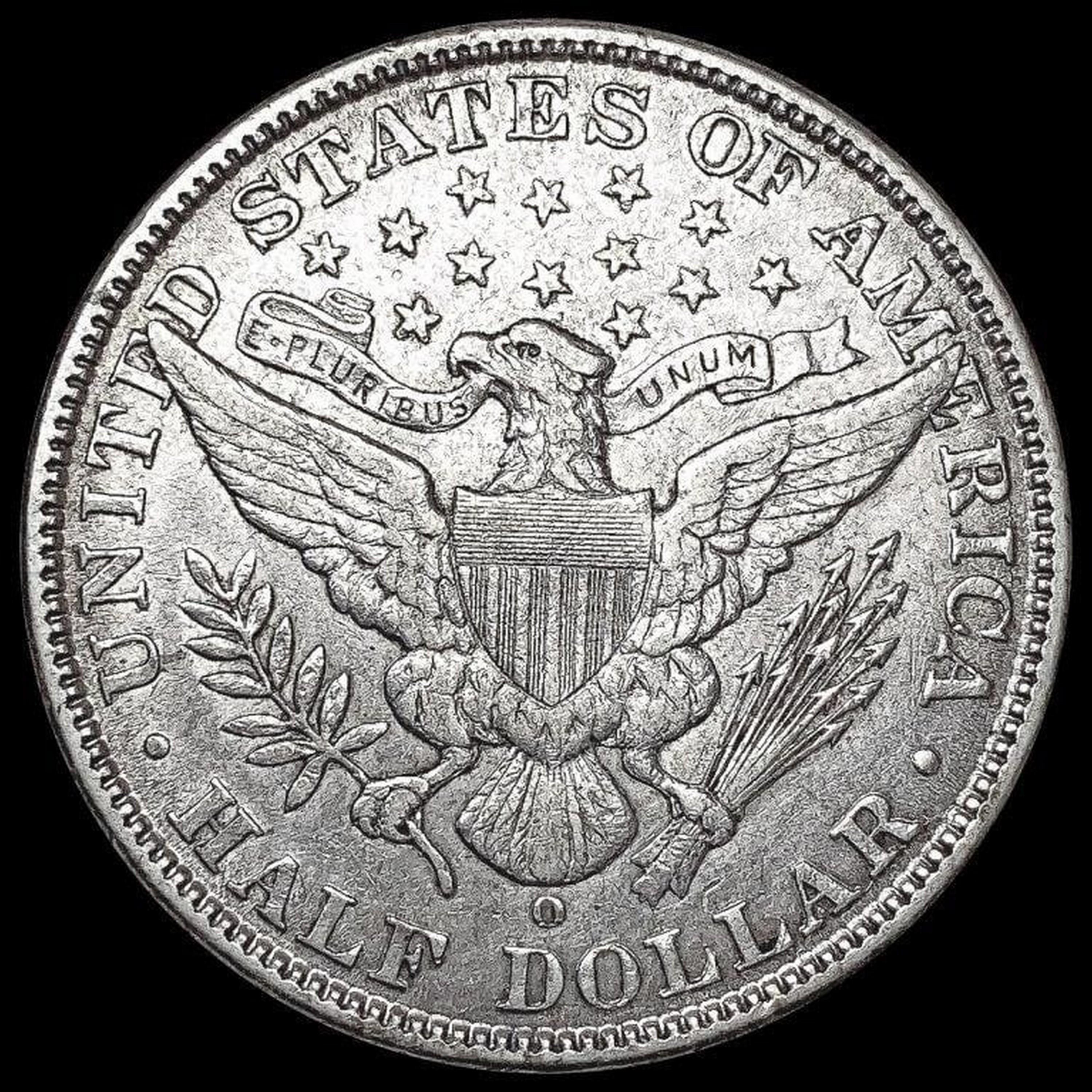 1907-O Barber Half Dollar CLOSELY UNCIRCULATED