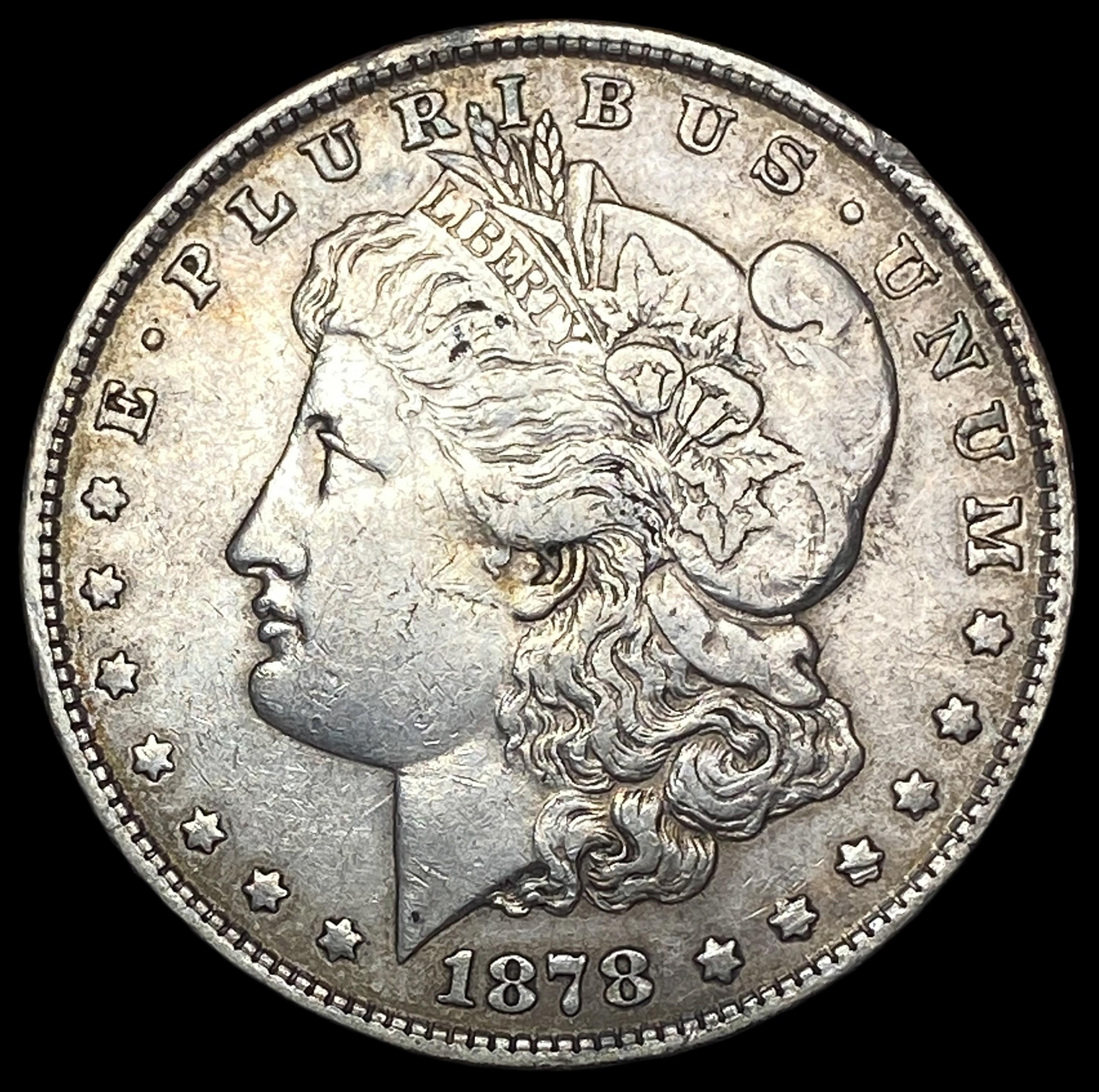 1878 Morgan Silver Dollar NEARLY UNCIRCULATED