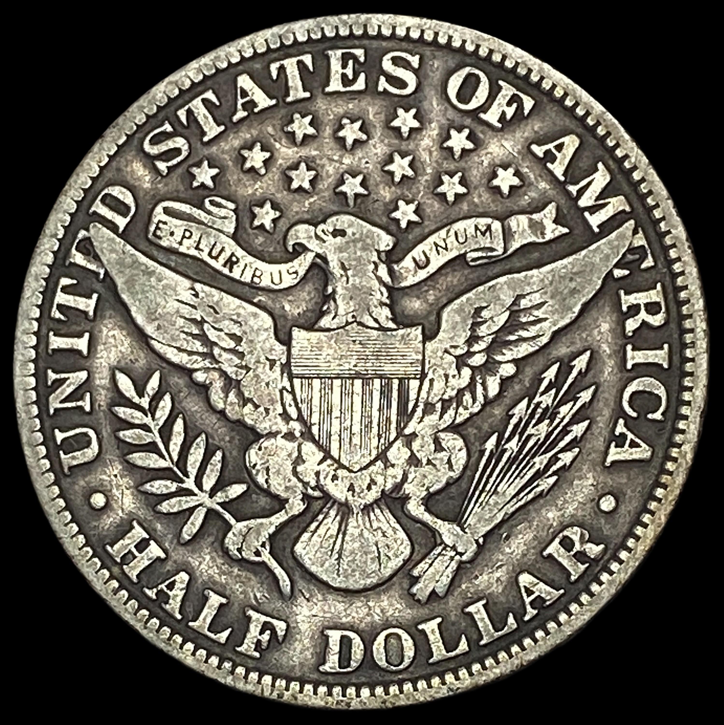1910 Barber Half Dollar NICELY CIRCULATED