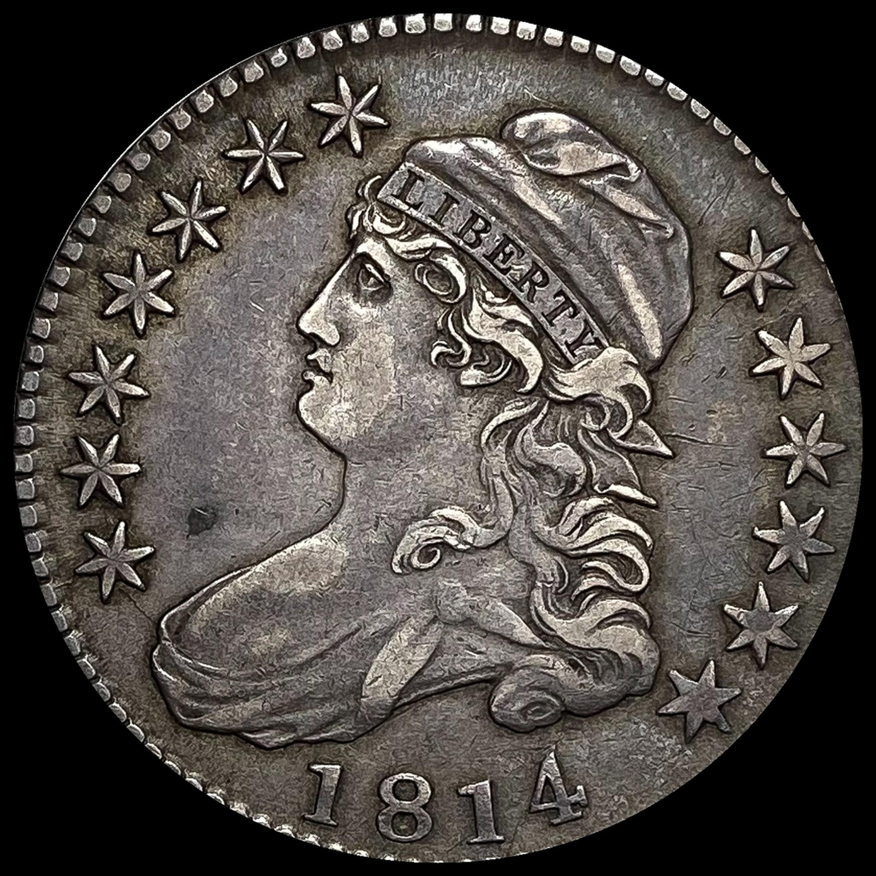 1814 Capped Bust Half Dollar CLOSELY UNCIRCULATED
