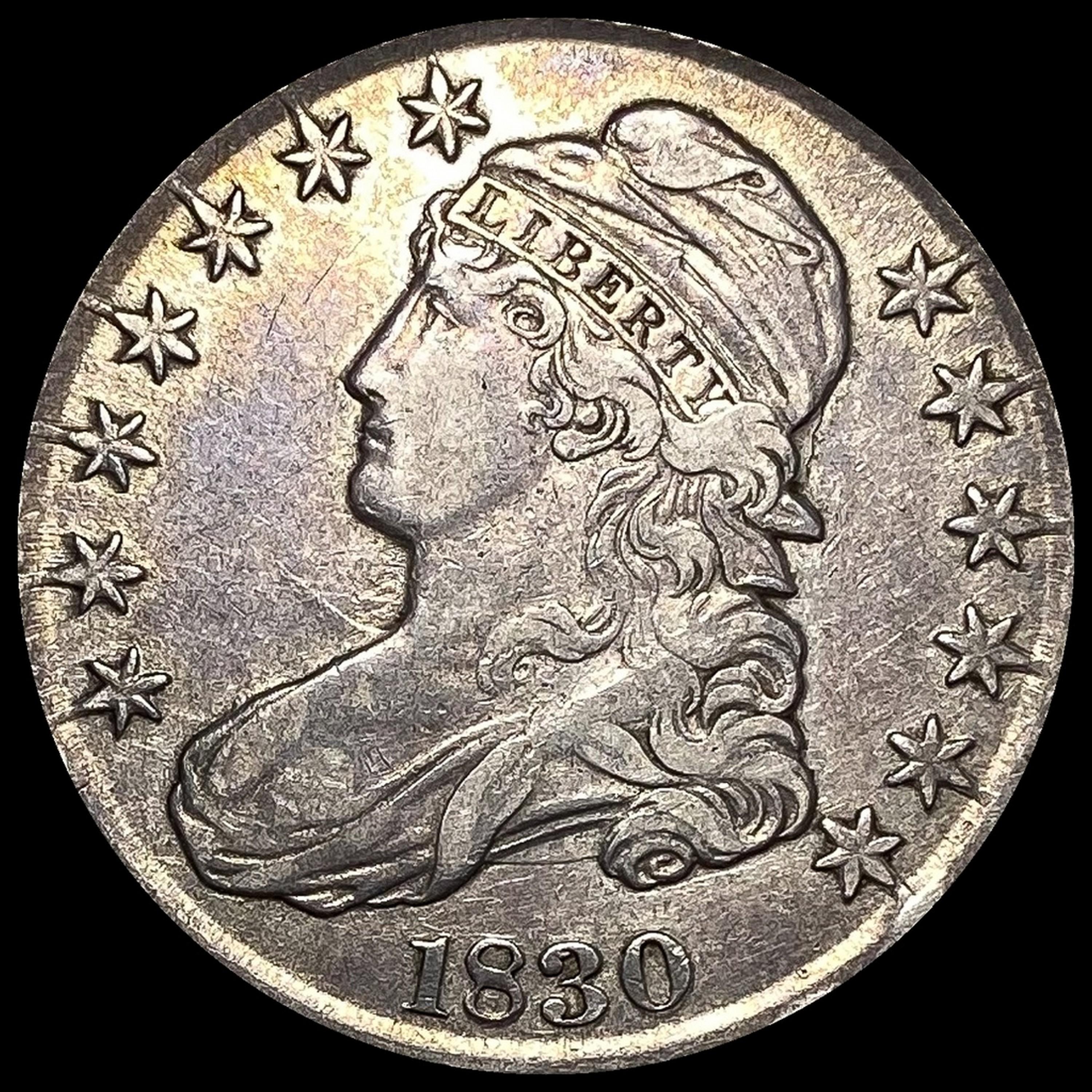 1830 Capped Bust Half Dollar NICELY CIRCULATED