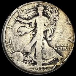 1919 Walking Liberty Half Dollar LIGHTLY CIRCULATED