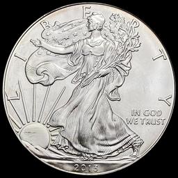2013 1 oz Silver American Eagle $1 CLOSELY UNCIRCULATED