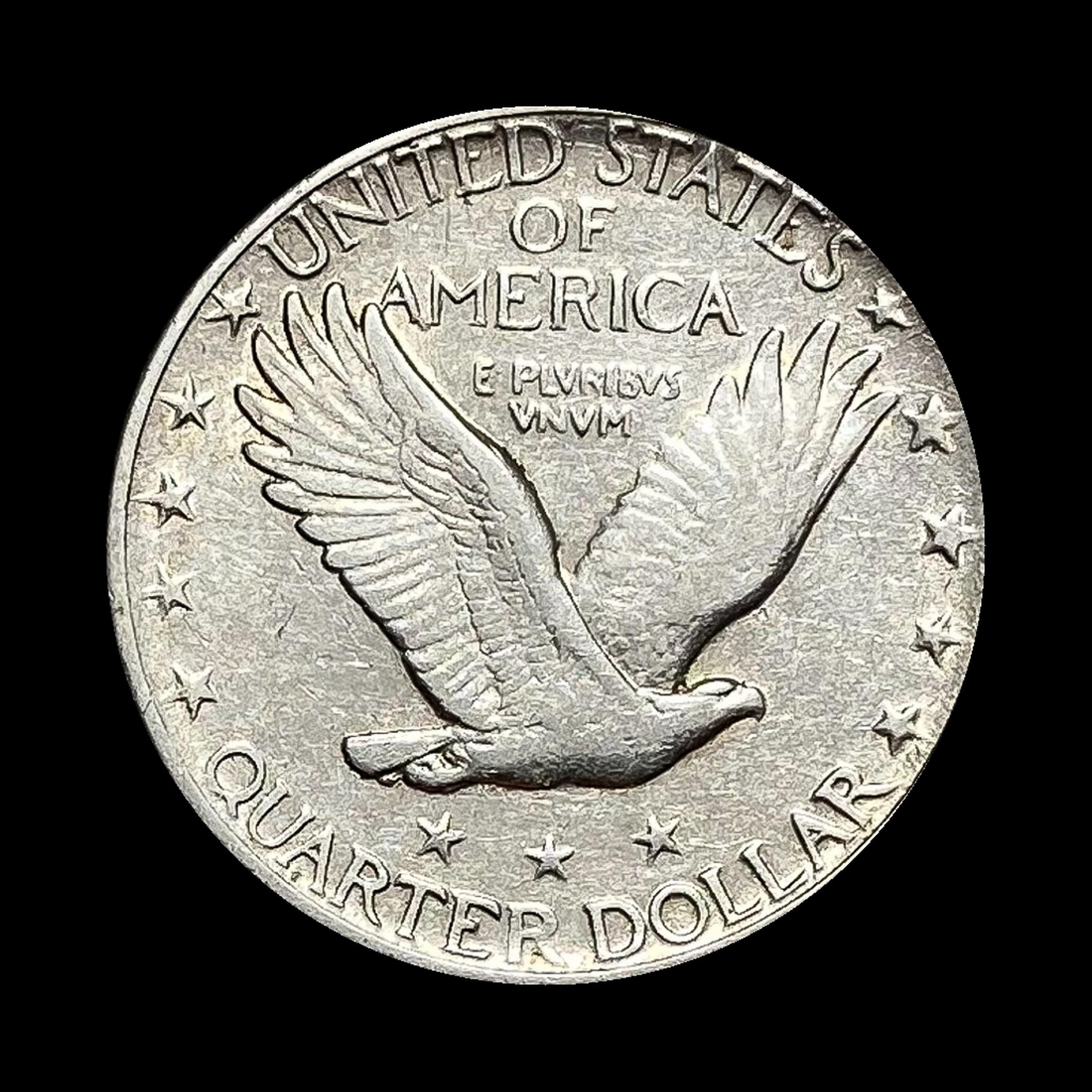 1918-S Silver Standing Liberty Quarter CLOSELY UNCIRCULATED