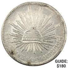 1839Zs OM Mexico Silver 8 Reales CLOSELY UNCIRCULATED