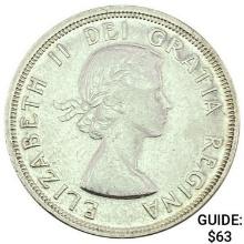 1953 Canada 0.6oz Silver Dollar CLOSELY UNCIRCULATED