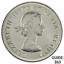 1964 Canada 0.6oz Silver Dollar UNCIRCULATED