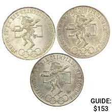 [3]1968 Mexico Silver 25 Pesos UNCIRCULATED