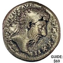 Roman Commodus 177-192 AD Silver Denarius NEARLY UNCIRCULATED