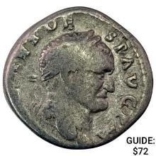 Roman Vespasian 69-79 AD Silver Denarius NEARLY UNCIRCULATED