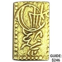 1868-1869 Japan .029oz Gold 2 Bu CLOSELY UNCIRCULATED