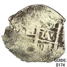 1500s-1600s Spanish Colonial Silver Cob NEARLY UNCIRCULATED