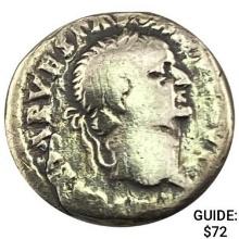 Roman Vespasian 69-79 AD Silver Denarius NEARLY UNCIRCULATED