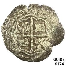 1500s-1600s Spanish Colonial Silver Cob NEARLY UNCIRCULATED