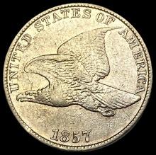 1857 Flying Eagle Cent CHOICE AU
