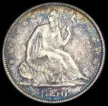 1856 Seated Liberty Half Dollar CHOICE AU