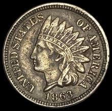 1863 Indian Head Cent LIGHTLY CIRCULATED