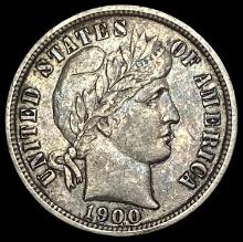 1900-S Barber Dime NEARLY UNCIRCULATED