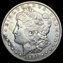 1901 Morgan Silver Dollar NEARLY UNCIRCULATED