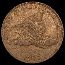 1857 Flying Eagle Cent CLOSELY UNCIRCULATED CLOSE