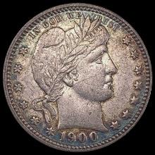 1900-O Barber Quarter CLOSELY UNCIRCULATED CLOSEL