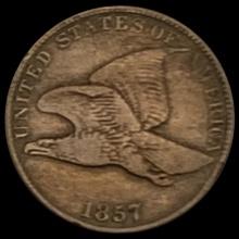 1857 Flying Eagle Cent LIGHTLY CIRCULATED LIGHTLY