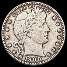 1900-S Barber Quarter CLOSELY UNCIRCULATED CLOSEL