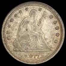 1877 Seated Liberty Quarter CLOSELY UNCIRCULATED CLOSELY UNCIRCULATED