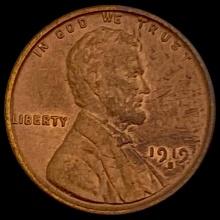 1919 Lincoln Wheat Penny CLOSELY UNCIRCULATED CLOSELY UNCIRCULATED