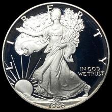 1986-S American Silver Eagle GEM PROOF