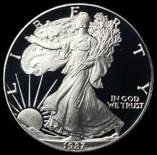 1987-S American Silver Eagle GEM PROOF