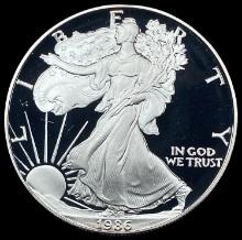 1986-S American Silver Eagle GEM PROOF