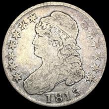 1813 Capped Bust Half Dollar LIGHTLY CIRCULATED