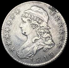 1818 Capped Bust Half Dollar CLOSELY UNCIRCULATED