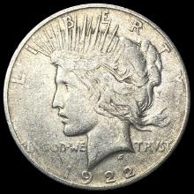1922 Peace Silver Dollar LIGHTLY CIRCULATED