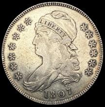 1807 Capped Bust Half Dollar LIGHTLY CIRCULATED