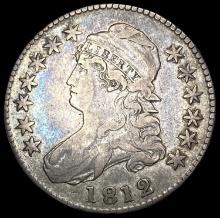 1812 Capped Bust Half Dollar LIGHTLY CIRCULATED