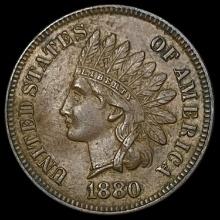 1880 Indian Head Cent CLOSELY UNCIRCULATED