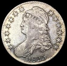 1825 Capped Bust Half Dollar LIGHTLY CIRCULATED