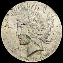 1922 Silver Peace Dollar NICELY CIRCULATED