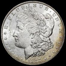 1887 Morgan Silver Dollar CLOSELY UNCIRCULATED