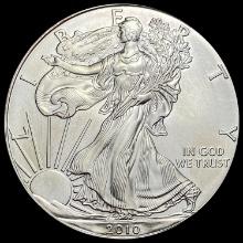 2010 1 oz Silver American Eagle $1 NICELY CIRCULATED
