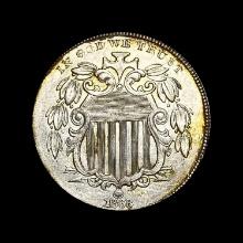 1868 Shield Nickel CHOICE BU